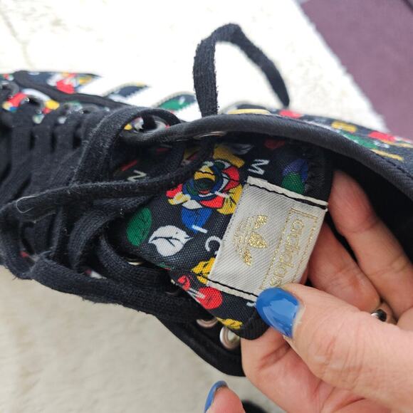 Adidas US8 Rich Mnisix Nizza Platform Mid Artsy Roses FunkyArt to‎ wear Standout - Picture 11 of 16